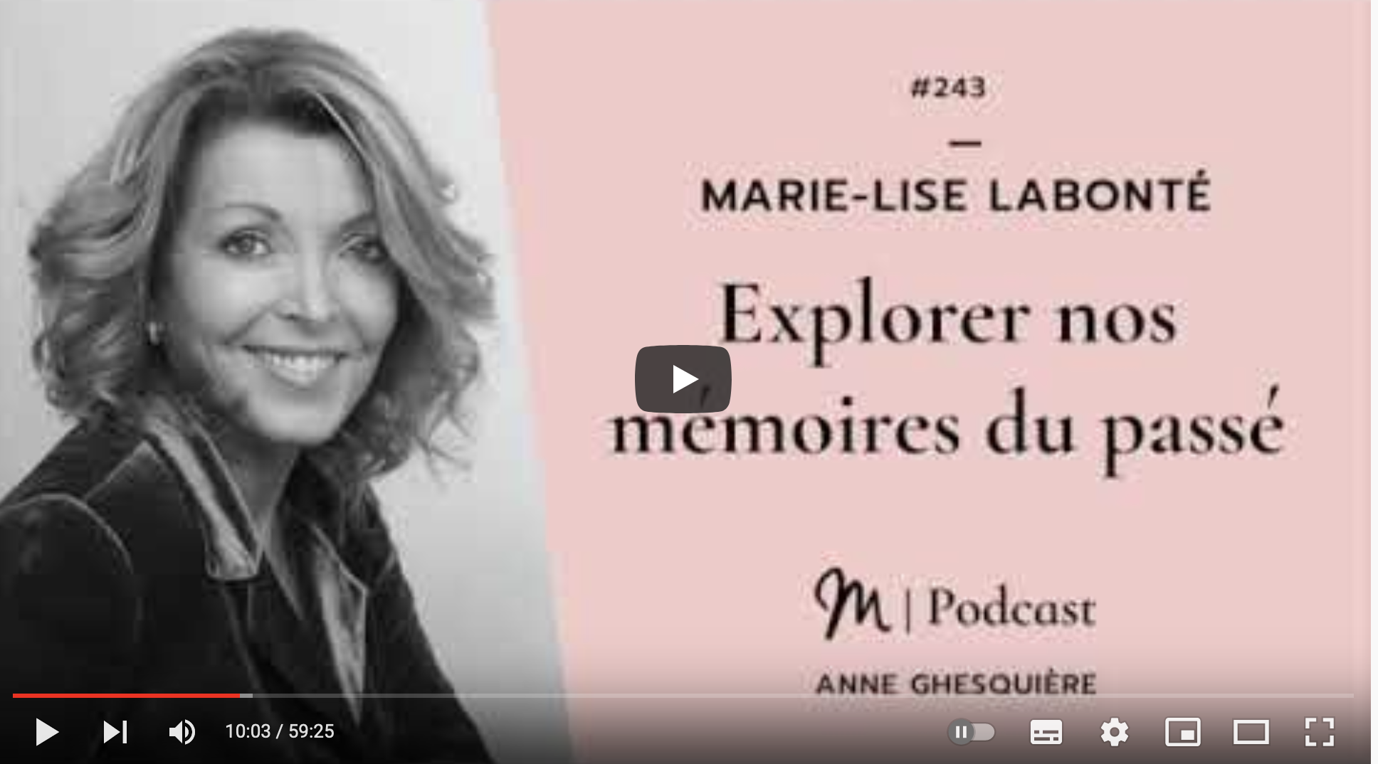 ITW DE ANNE GHESQUIÈRE. PODCAST MÉTAMORPHOSE. MÉMOIRE VIVANTE / KARMA.  MARIE LISE LABONTÉ - Anschma-International - École de soins Énergétiques